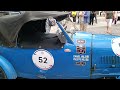Bugatti T37 + T40 alla 1000 miglia 2024, Brescia