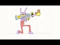 FlipaClip – Jax with Bazooka Animation