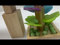 Marble Run Race | 2 Similar Vehicles, Pickup Truck, Trash Can, Concrete Mixer Truck, Long Truck