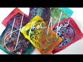 Batik Inspired Gel Prints on the Gel Press or Gelli  Plate ~ Full Tutorial