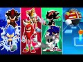 Sonic + Shadow VS Knuckles + Tails VS Sonic EXE + Shadow EXE VS Knuckles EXE  + Tails EXE | Tiles