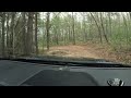 Ford Ranger Raptor 2024 on Jeep trail in USA.  Inside POV no talking, just engine noise