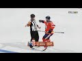 Lemieux fights Connor McDavid.