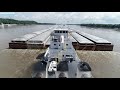 BIG Towboat M/V VIKING QUEEN Pushing 42 Barges Northbound Mississippi River