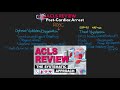 Post Cardiac Arrest - ACLS Review