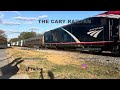 Amtrak 91 with TWO CHARGERS leading! History made! | Cary, NC 1/25/24