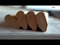 How professionally HE DOES IT! | Fast process of making the ORIGINAL legs for an oak table