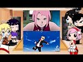 Naruto and his friends react to Sarada and Boruto (Borusara)