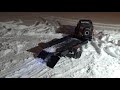 Long track rc snowmobile yamaha sr viper,rc truck 6x6 plowing,rc tractor,plowing.