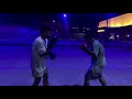 Boxing with an amateur fighter