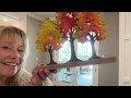 How To Create A Stylish Fall Vignette For Your Entryway / You Don't Want To Miss This Wall Vignette!