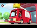 Five Little Cars at Gas Station | Fire Truck, Police Car, Ambulance | Kids Songs | Yes! Neo
