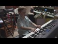 Young Will playing Minuet in G major, J.S.Bach
