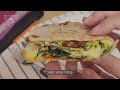 [DietVlog] Diet Recipe | Tomato Marinated Sandwich | Natto Bibimbap | Spinach Egg Quasadia