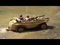 5 Schwimmwagen dance in the water at Militali Ternavasso 2017