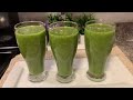 How To Make Healthy and Delicious Green Juice for Breakfast! 😋😋😋