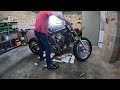 honda shadow VT600 bobber build timelapse