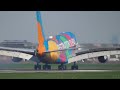 5 Airbus A380s landing at London Heathrow Airport, LHR | April 3rd, 2023