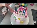 Super Mario Cake | Pink Ombre Cake | Super Mario Torte
