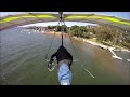 Hang Glider take off and landing Valle de Bravo