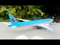 UNBOXING Korean Air Boeing 777-300ER die-cast aircraft model | Pinoy die-cast collector