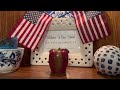 Americana/Patriotic Style Dining Room Tour