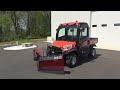 New Kubota X1100C UTV & Boss XT V Plow