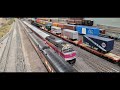 Rapido MBTA F40PH Purple Line Commuter Rail HO Scale Compilation.