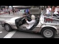 Doc Brown Arrives In DeLorean, Meets Guests to Celebrate Back To The Future Day at Universal Orlando