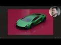 Blender 3D - Car Design Modelling Steps - EASY!
