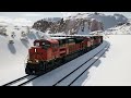 BNSF SD70ACe Climbs Cajon Pass in the Snow | Train Sim World 3