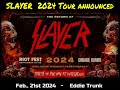 Slayer announces 2024 Tour - 