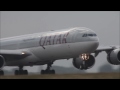 Paris CDG close-up landings - Boeing 777, B767, B757, Airbus A380, A340, A330, A310 ( HD )