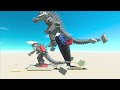 Attack on EPIC MECHAGODZILLA - Animal Revolt Battle Simulator