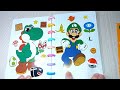 [ToyASMR]  Decorate with Sticker Book 💫Super Mario Bros #paperdiy #asmr #supermario