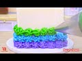 Amazing Rainbow 2 - tier Cake 🌈1000+ Miniature Rainbow Cake Recipe🌞Best Of Rainbow Cake Ideas