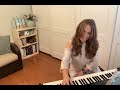 Wonderful Tonight Eric Clapton Piano and Vocal Cover Acoustic Girl Version Live