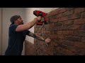 DIY Faux Brick Accent Wall– BEST TUTORIAL!