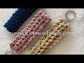 Puff Keychain / Hearts Keychain - Crochet Tutorial for Beginners - Easy Fast Project