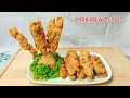 Fried chicken on a stick #friedchiken #partyrecipe #friedchikenstick #yummy #chicken  subscribe po😊