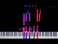 Jack Black - Peaches (from The Super Mario Bros. Movie) - Piano Tutorial