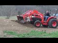 2006 KUBOTA L3830 4X4 TRACTOR WITH LOADER, BACKHOE, BLADE, & DIRT BAR