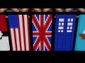 How to make the flag of the UK in Minecraft!