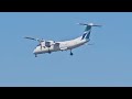 WestJet De Havilland Canada Dash 8-400 Landing On Runway 31 #yqr