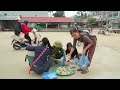 Harvesting Oyster Mushroom goes to market sell - Taking care of pigs & chickens | New Free Bushcraft