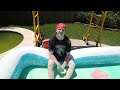 MAKING 10,000 POUNDS OF OOBLECK IN A POOL!