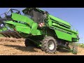 Wheat Harvest on the abyss 🌾 Cabview | Special Combine Harvester Deutz-Fahr M35.75🦌 🇨🇭