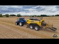 🌾 SAISON de PAILLE 2024 AVEC une PRESSE  KRONE HDPII VS UNE PRESSE NEW HOLLAND HD 🤯🤠