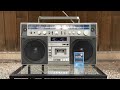 Sears' best boombox, the SR-2199! Early 80s vintage ghettoblaster!