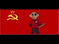 Bazooka Monkey does his part of Mother Russia by singing the soviet anthem